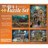 Haunted Village 4 in 1 Multipack jigsaw puzzle