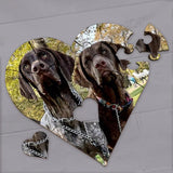 Personalized Heart Shaped Photo Puzzles