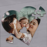 Personalized Heart Shaped Photo Puzzles