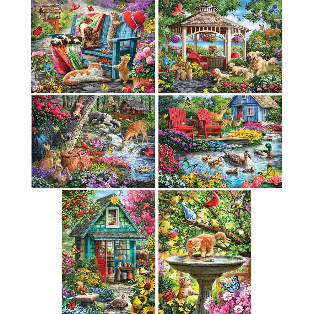 Larsen Puzzle 102 Pezzi - I Vichinghi, Con Forme Individuali, Educativo, Cartone Riciclato, 36,5x28,3 Cm