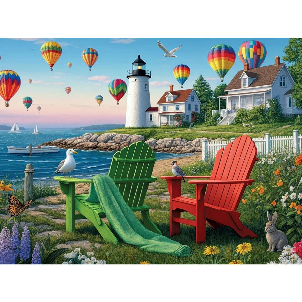 Garden Serenade Panoramic Puzzle