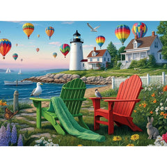 Whimsical Seaside Jigsaw Puzzle | Bits and Pieces