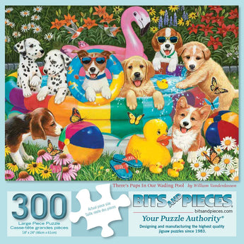 Bits And Pieces - 500 Piece Jigsaw Puzzle For Adults - Puppy Pool...