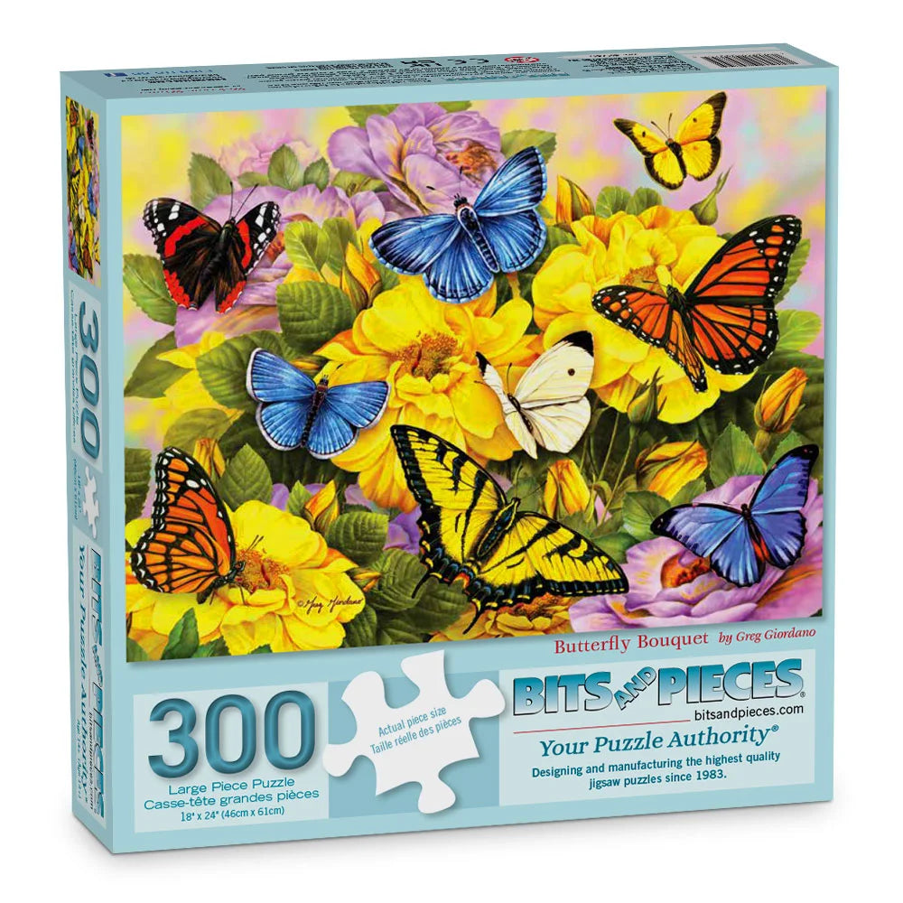 Butterfly Bouquet Jigsaw Puzzle | Bits and Pieces
