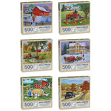 Set of 6 John Sloane Jigsaw Puzzles
