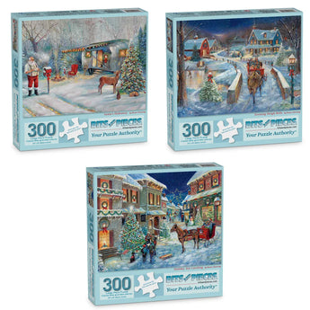 Set of 3 Cozy Classics Puzzles by Ruane Manning