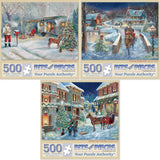 Set of 3 Cozy Classics Puzzles by Ruane Manning