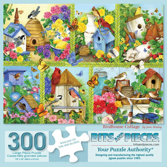Birdhouse Collage Jigsaw Puzzle