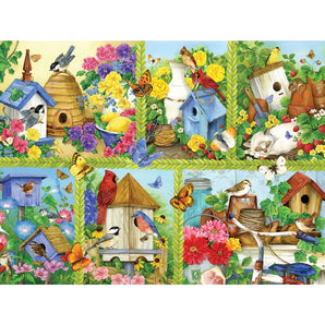 Birdhouse Collage Jigsaw Puzzle