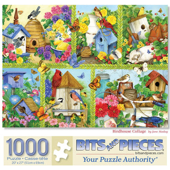 Birdhouse Collage Jigsaw Puzzle