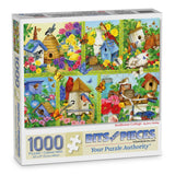 Birdhouse Collage Jigsaw Puzzle