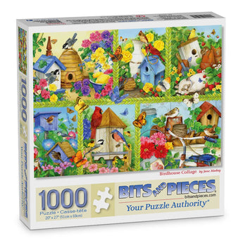 Birdhouse Collage Jigsaw Puzzle