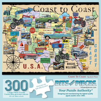 Coast To Coast Jigsaw Puzzle