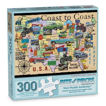 Coast To Coast Jigsaw Puzzle