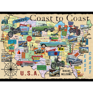 Coast To Coast Jigsaw Puzzle