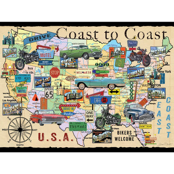 Coast To Coast Jigsaw Puzzle