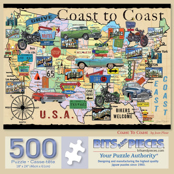 Coast To Coast Jigsaw Puzzle