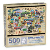 Coast To Coast Jigsaw Puzzle