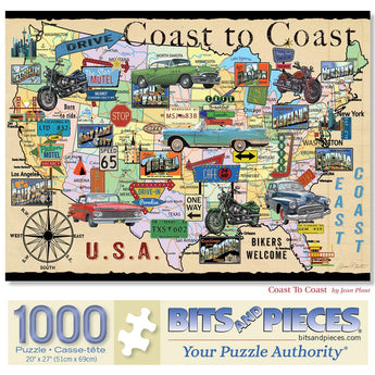 Coast To Coast Jigsaw Puzzle