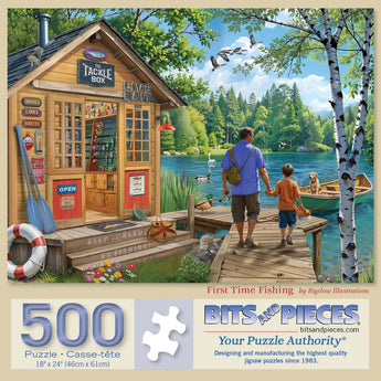First Time Fishing Jigsaw Puzzle
