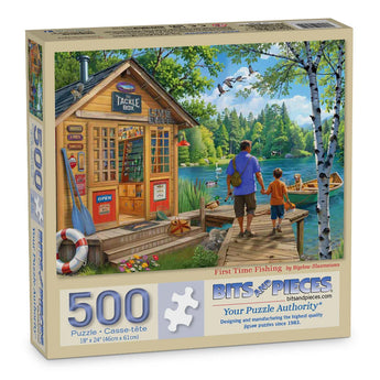 First Time Fishing Jigsaw Puzzle