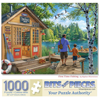 First Time Fishing Jigsaw Puzzle