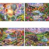 Set of 4 Steve Sundram Jigsaw Puzzles