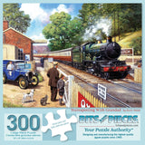 Trainspotting With Grandad Jigsaw Puzzle