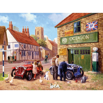 The Village Garage Jigsaw Puzzle