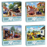 Set of 4 Kevin Walsh Jigsaw Puzzles