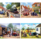 Set of 4 Kevin Walsh Jigsaw Puzzles