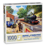 Trainspotting With Grandad Jigsaw Puzzle