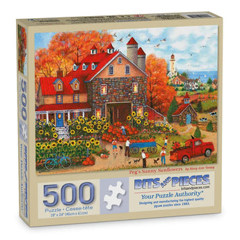 Pegs Sunny Sunflowers jigsaw puzzle