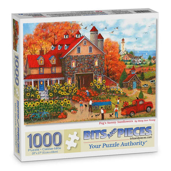 Pegs Sunny Sunflowers jigsaw puzzle