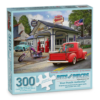Nostalgic American Gas Station jigsaw puzzle