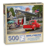 Nostalgic American Gas Station jigsaw puzzle
