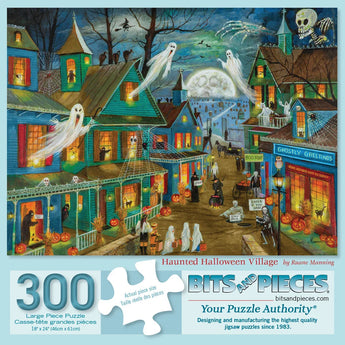 Haunted Halloween Village Jigsaw Puzzle