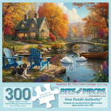 Autumn By The Cozy Cottage Jigsaw Puzzle