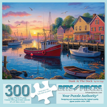 Dusk At The Dock Jigsaw Puzzle