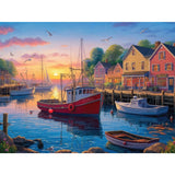 Dusk At The Dock Jigsaw Puzzle