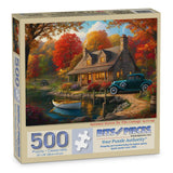Autumn Haven By The Cottage Jigsaw Puzzle