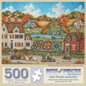 Airing Out The Quilts Jigsaw Puzzle