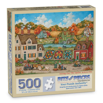 Airing Out The Quilts Jigsaw Puzzle