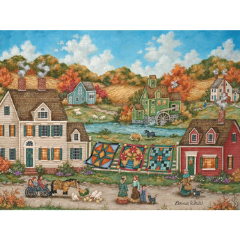 Airing Out The Quilts Jigsaw Puzzle