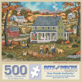 Raking Leaves Jigsaw Puzzle