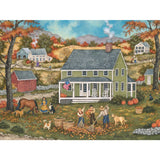 Raking Leaves Jigsaw Puzzle