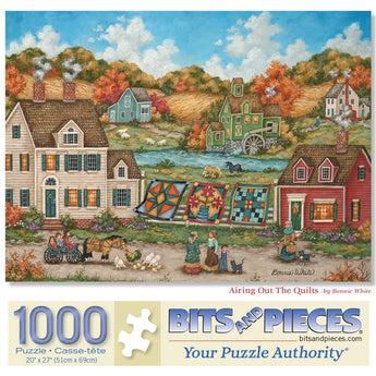 Airing Out The Quilts Jigsaw Puzzle