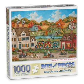 Airing Out The Quilts Jigsaw Puzzle