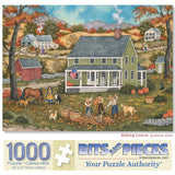 Raking Leaves Jigsaw Puzzle