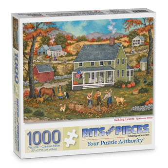 Raking Leaves Jigsaw Puzzle